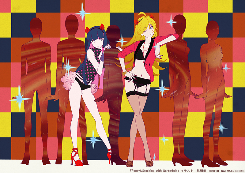 stocking and panty (panty & stocking with garterbelt) drawn by hayashi_akemi