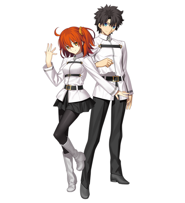 fujimaru ritsuka (fate and 1 more) drawn by takeuchi_takashi