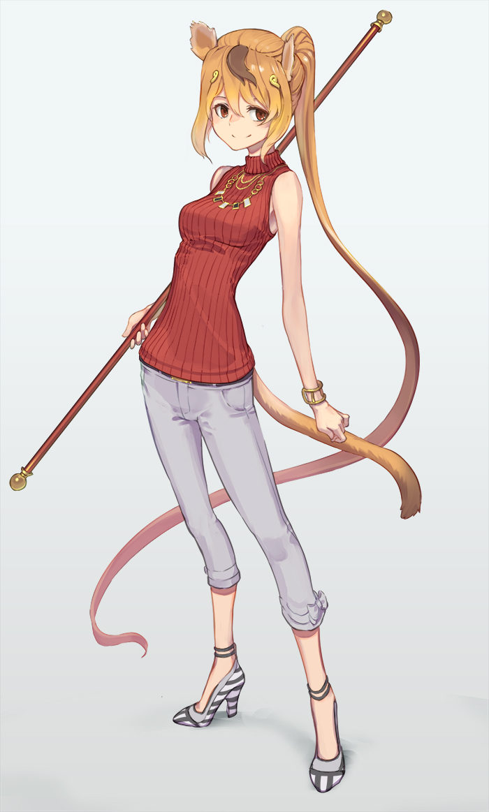 golden snub-nosed monkey (kemono friends and 1 more) drawn by don3