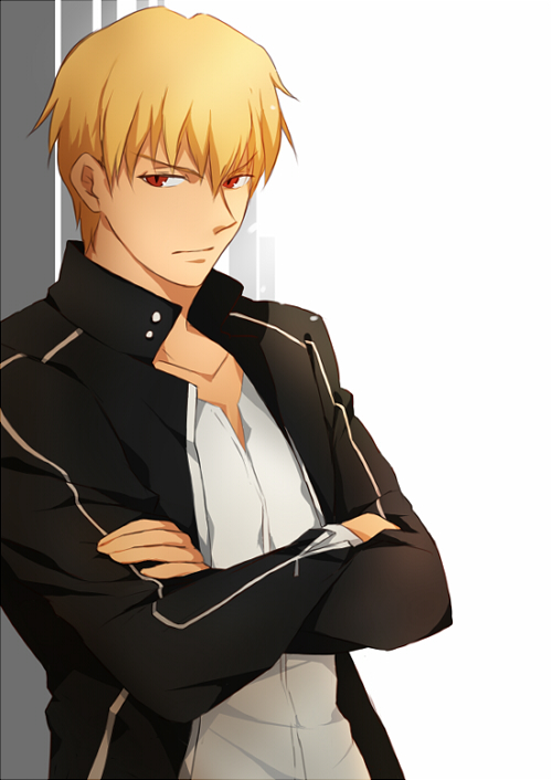 gilgamesh (fate and 1 more) drawn by feesh