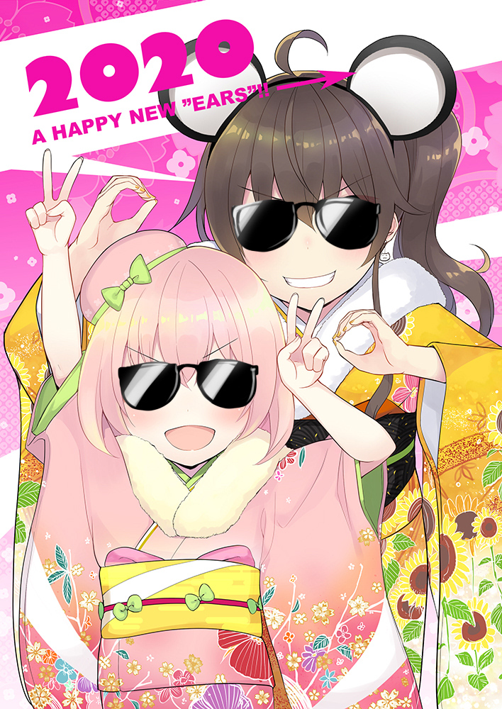 natsuiro matsuri and minamura haruki (hololive and 1 more) drawn by minamura_haruki
