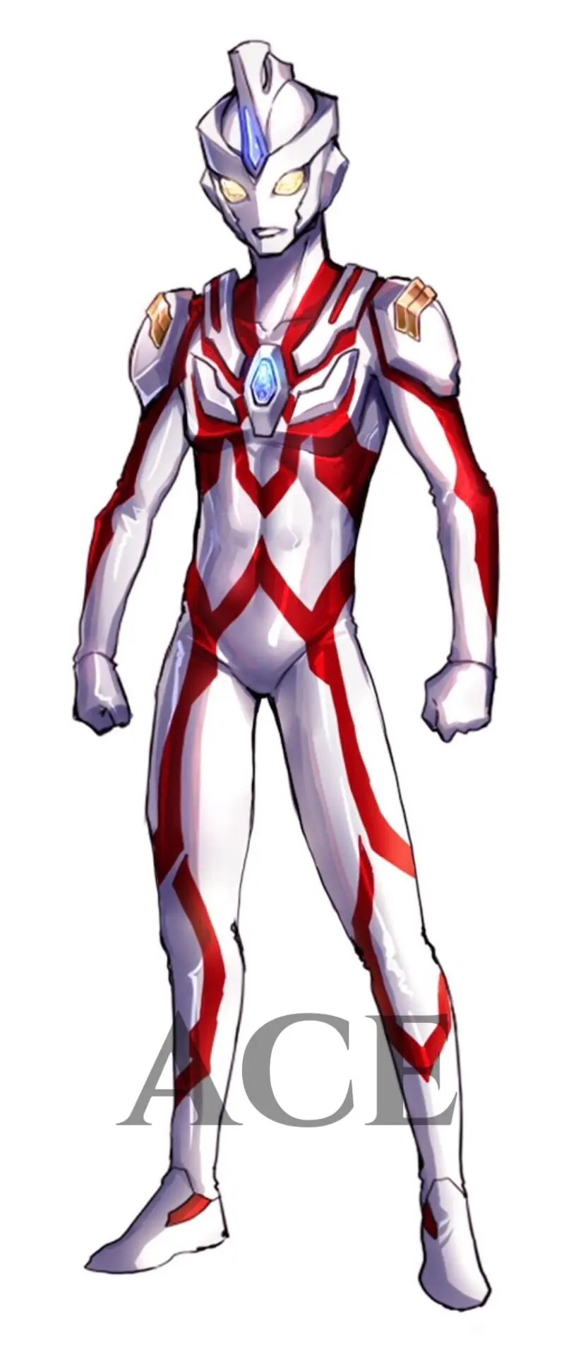 ultraman ace (ultra series and 1 more) drawn by garoshirou