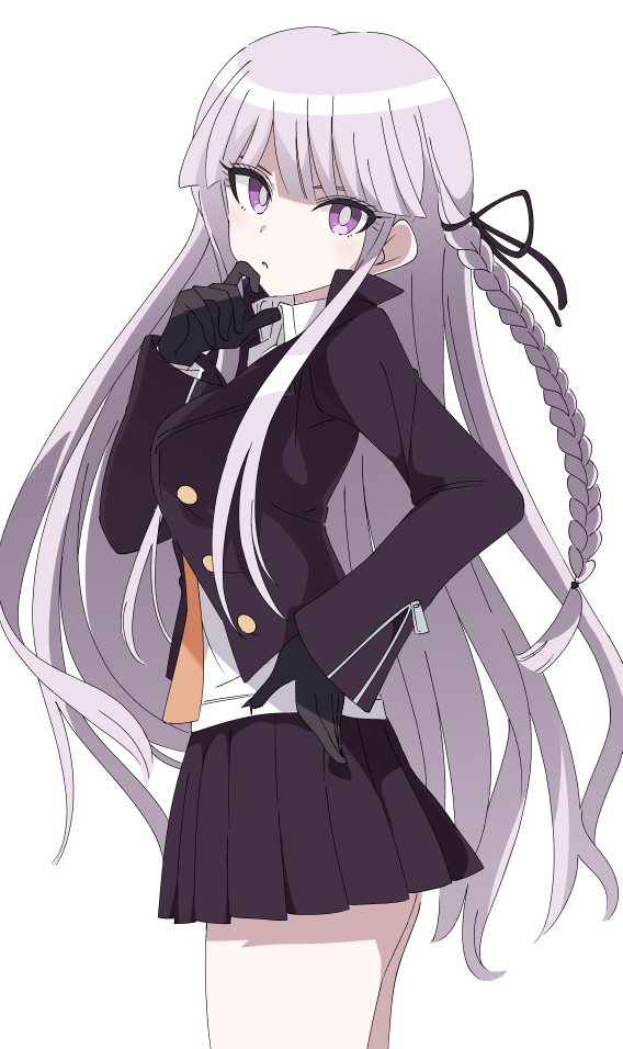 kirigiri kyoko (danganronpa and 1 more) drawn by ixy