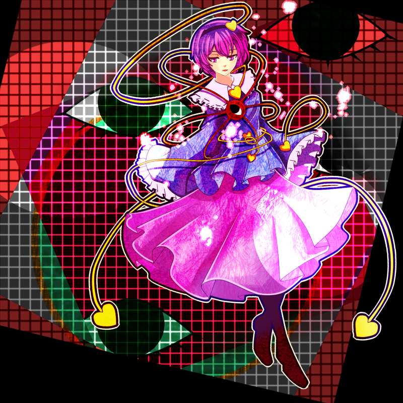 komeiji satori (touhou) drawn by koorogi_(misstext)