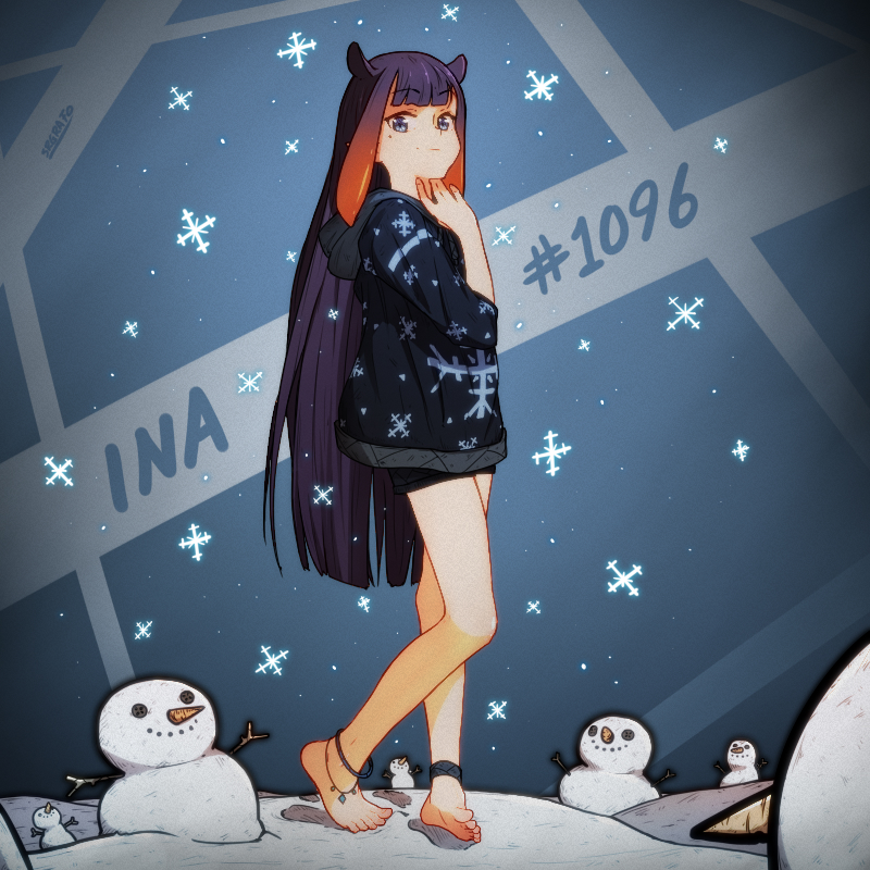 ninomae ina'nis (hololive and 1 more) drawn by srgrafo