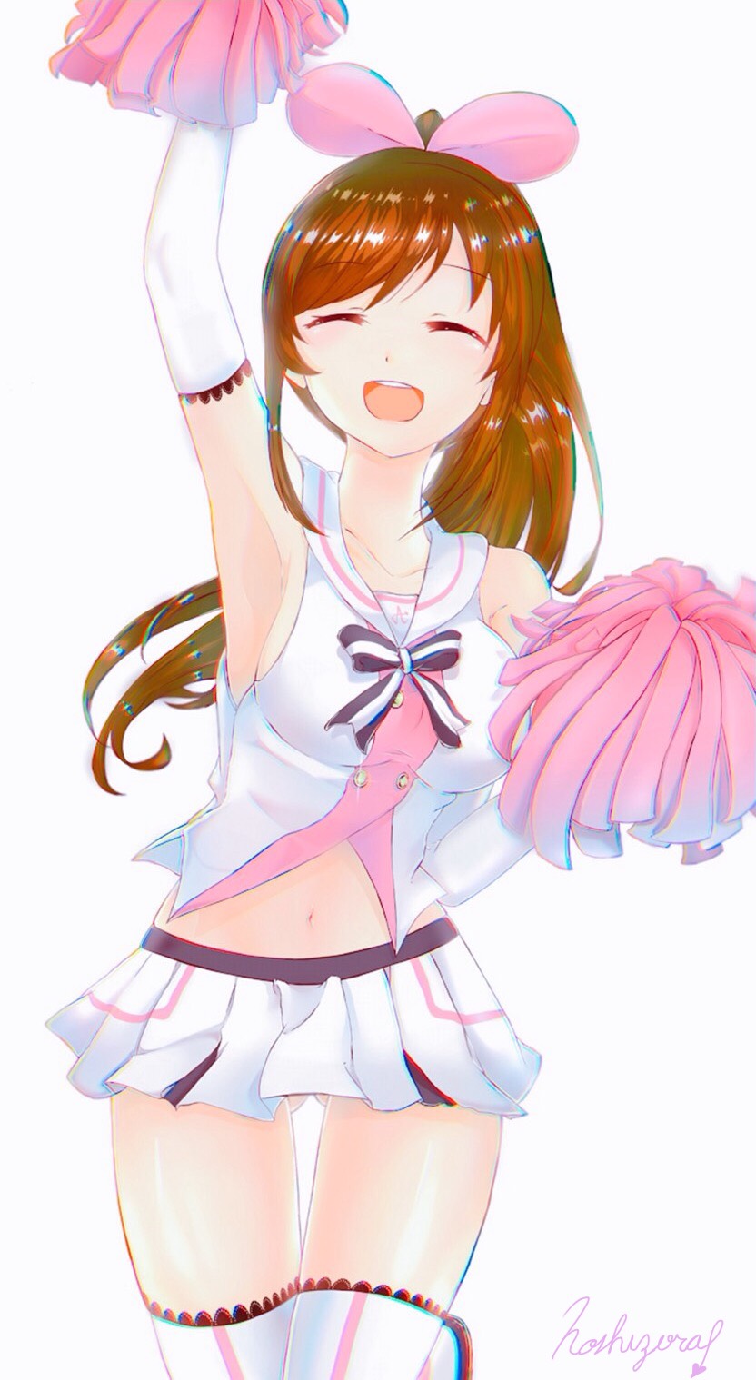kizuna ai (kizuna ai inc.) drawn by hoshizora_no_shita