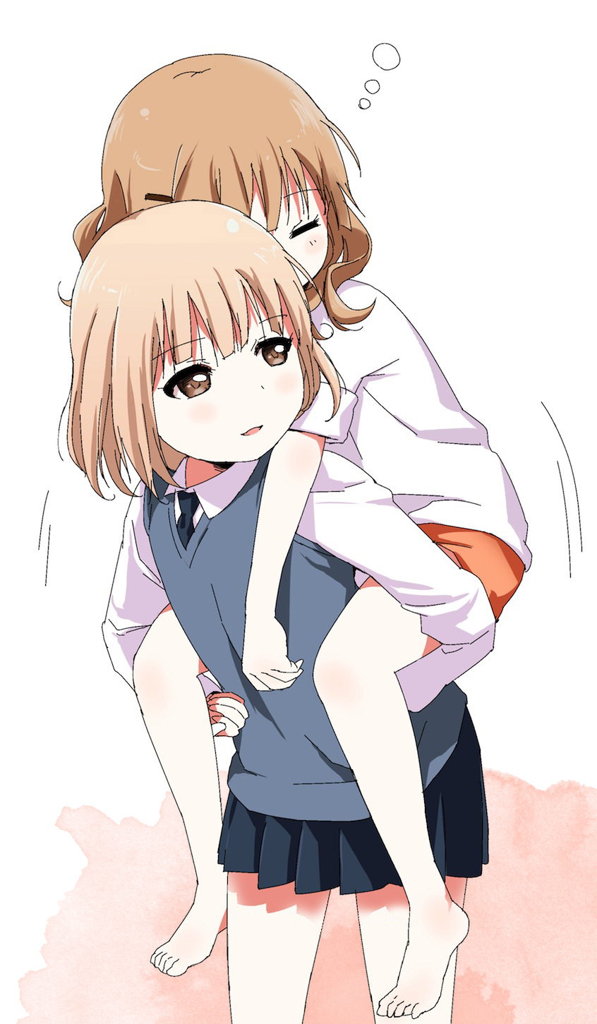 oomuro sakurako and oomuro nadeshiko (yuruyuri and 1 more) drawn by kamiki_uutarou