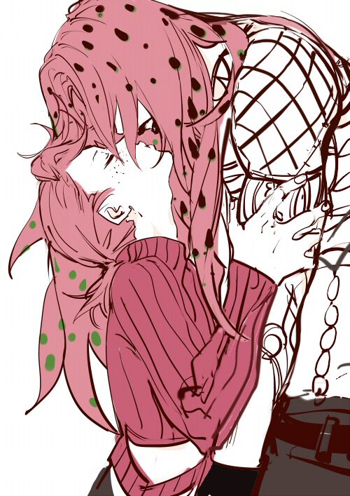 diavolo and vinegar doppio (jojo no kimyou na bouken and 1 more) drawn by nineo