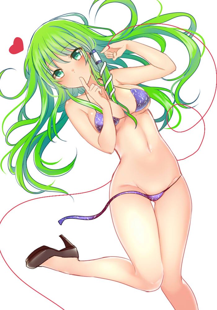 kochiya sanae (touhou) drawn by rimu_(kingyo_origin)
