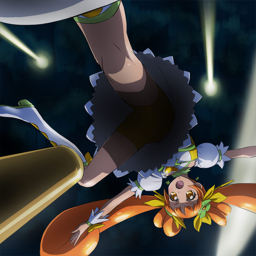 yotsuba alice and cure rosetta (precure and 1 more) drawn by haruyama_kazunori