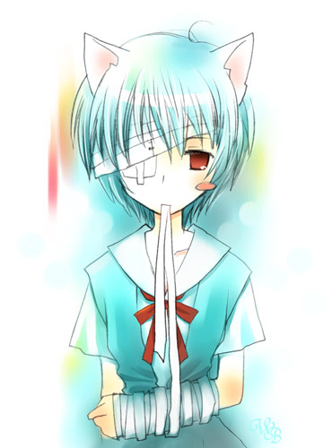 ayanami rei (neon genesis evangelion) drawn by shima_yukiwa