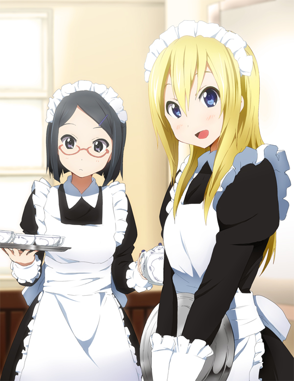saitou sumire and okuda nao (k-on! and 1 more) drawn by kakiuchi_itsuki