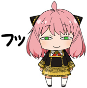 anya (spy x family) drawn by maso_(ascii_art)