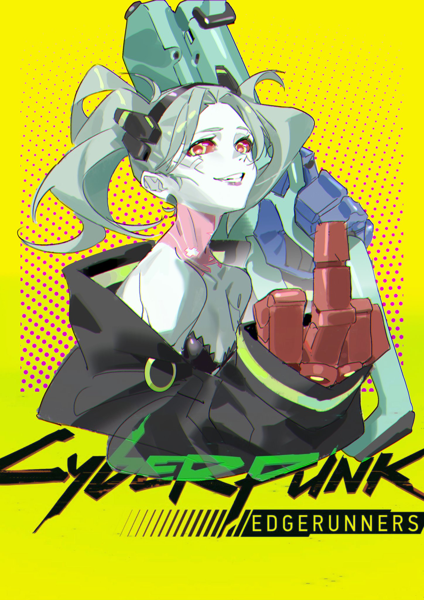 Rebecca Cyberpunk And 1 More Drawn By Bigroll Danbooru