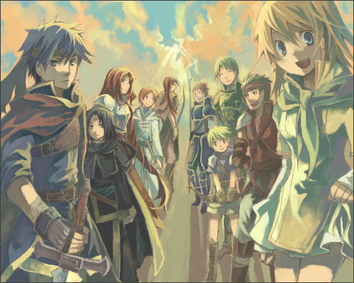 ike, soren, mist, titania, boyd, and 5 more (fire emblem and 1 more)