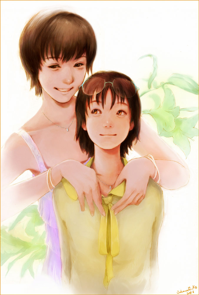 okonogi yuuko and orikasa fumiko (real life and 1 more) drawn by shiika_sadamasa