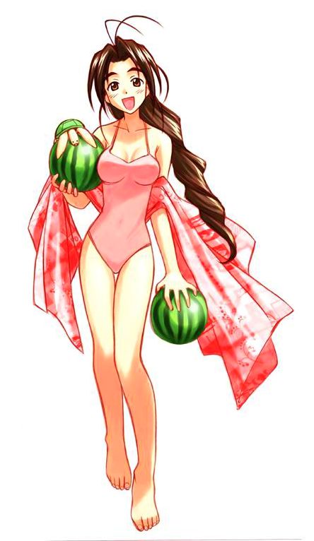 tama and otohime mutsumi (love hina) drawn by akamatsu_ken