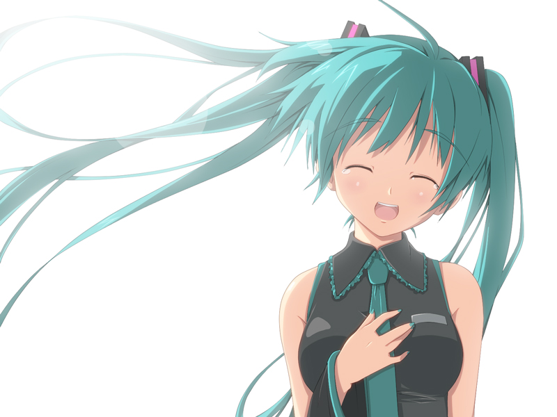 hatsune miku (vocaloid and 1 more) drawn by yuzuki_kei