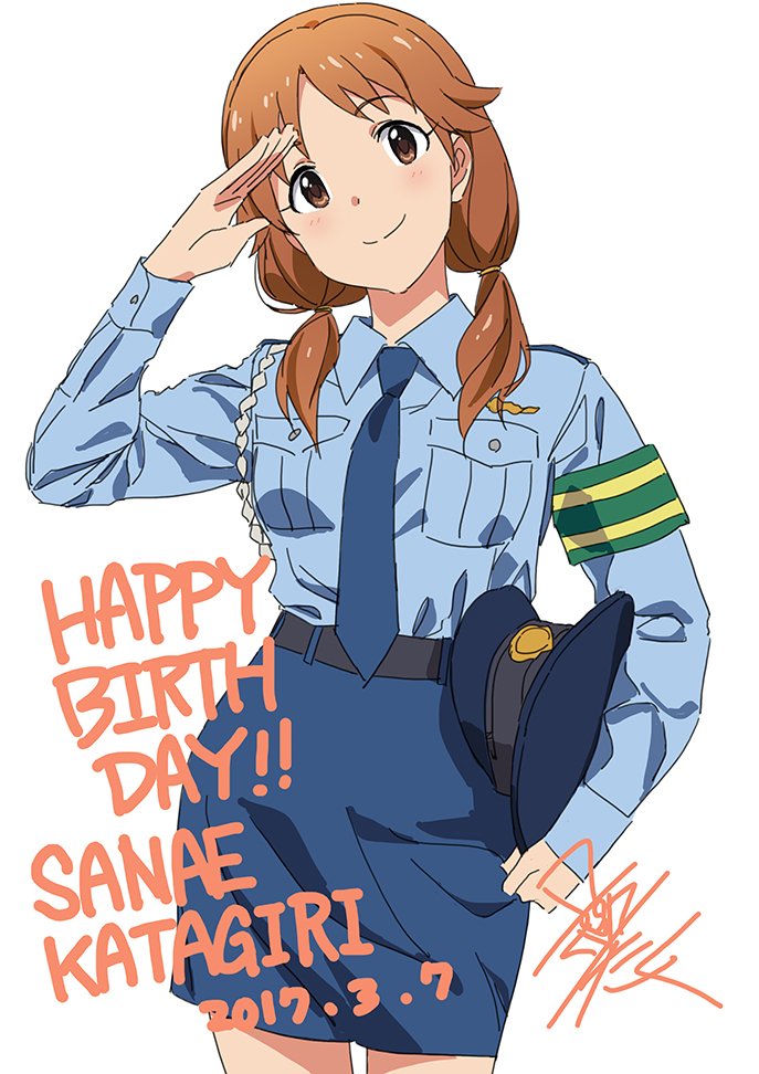 katagiri sanae (idolmaster and 2 more) drawn by taku1122