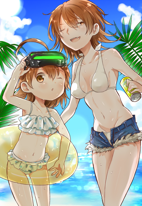 last order and misaka worst (toaru majutsu no index and 1 more) drawn by papiko_(sogebusaretai)