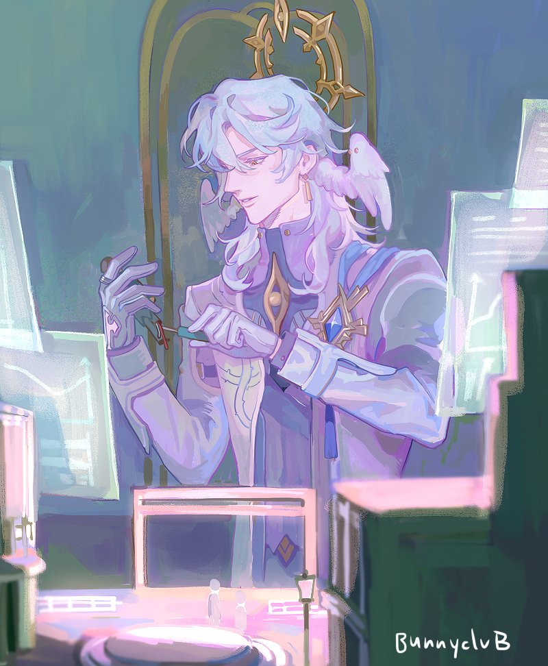 sunday (honkai and 1 more) drawn by bunnyclvb