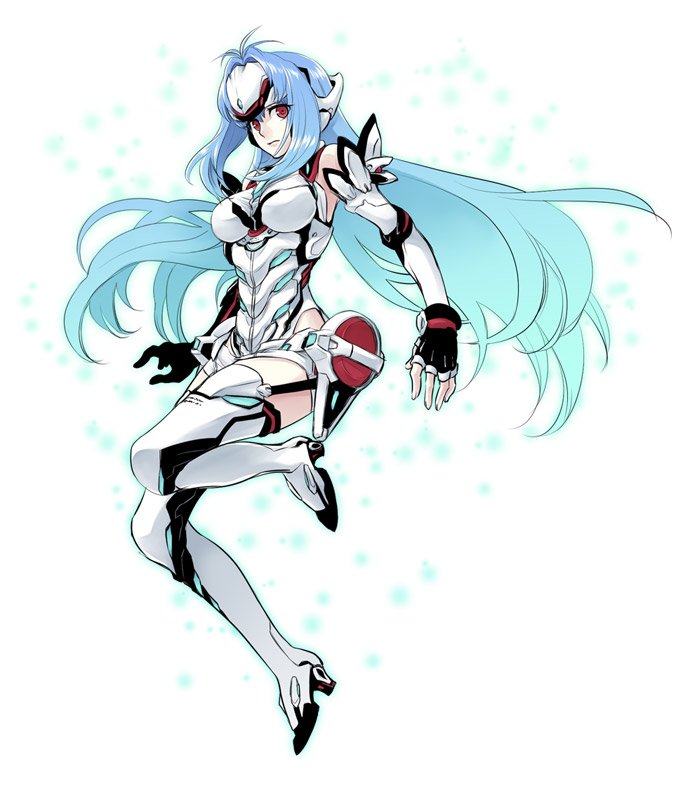 kos-mos and kos-mos re: (xenoblade chronicles and 2 more) drawn by oto_nagi