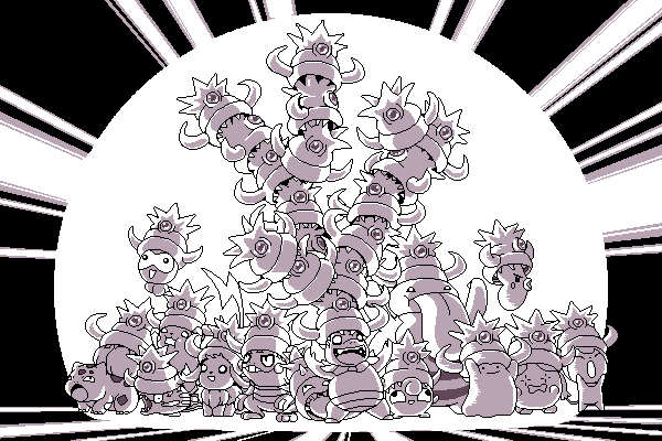 eevee, bulbasaur, jigglypuff, raichu, ditto, and 10 more (pokemon) drawn by paul_robertson