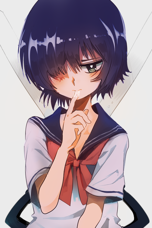 urabe mikoto (nazo no kanojo x) drawn by ai_(indigo)