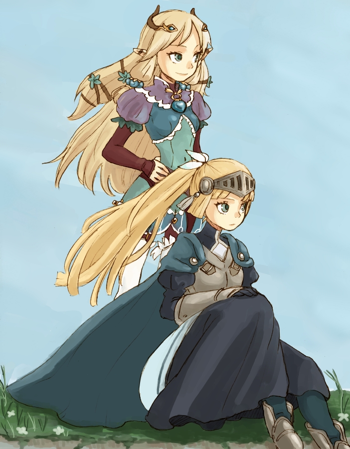 margaret and forte (rune factory and 1 more) drawn by eno_(8-23)