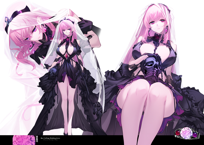 mori calliope (hololive and 1 more) drawn by yaguo