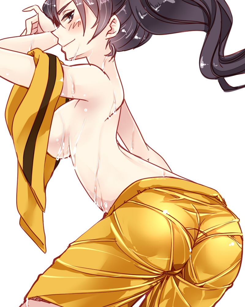 araragi karen (monogatari and 1 more) drawn by 218