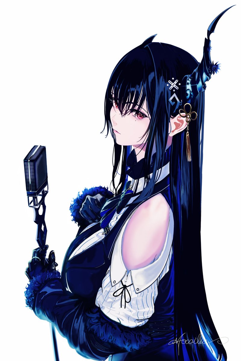 nerissa ravencroft (hololive and 1 more) drawn by mocailla