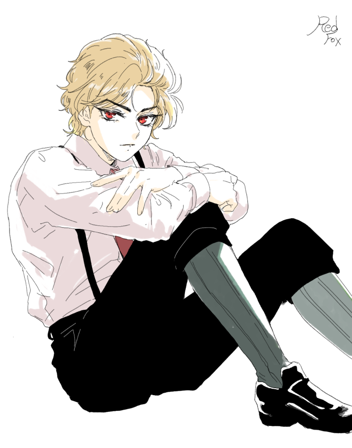 dio brando (jojo no kimyou na bouken and 2 more) drawn by redfox