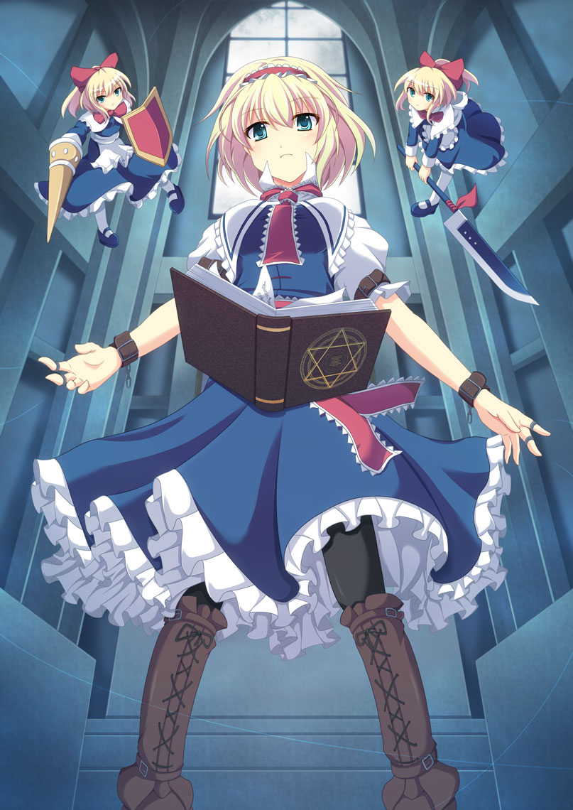 alice margatroid and shanghai doll (touhou) drawn by cross_(crossryou)