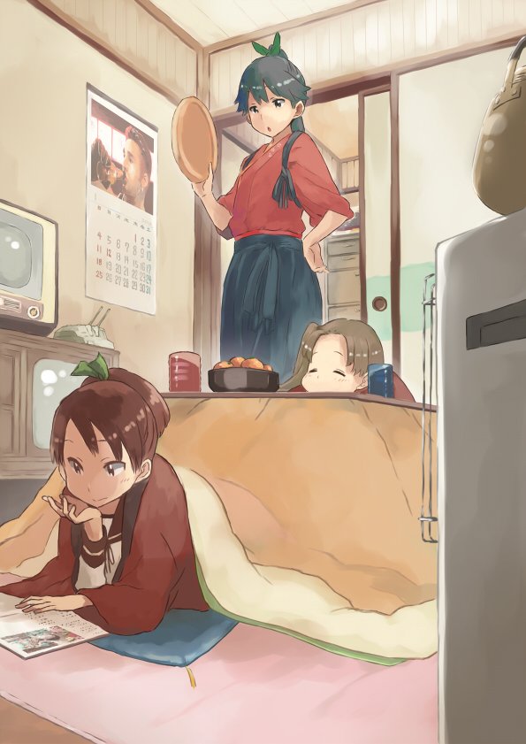 houshou, shikinami, ayanami, and billy herrington (kantai collection and 1 more) drawn by matsutani