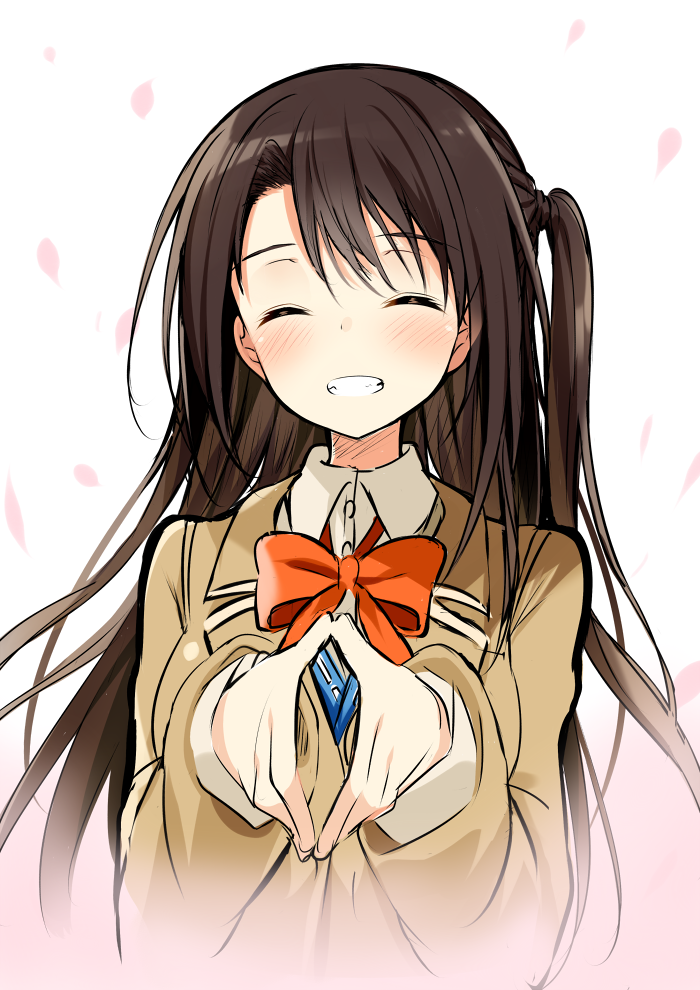 shimamura uzuki (idolmaster and 1 more) drawn by kakao_(chocolate_land)