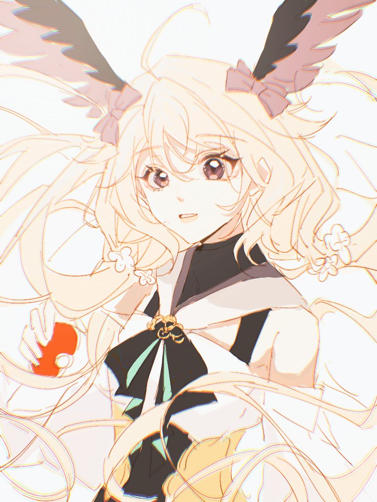 enna alouette (nijisanji and 1 more) drawn by jinyewuye