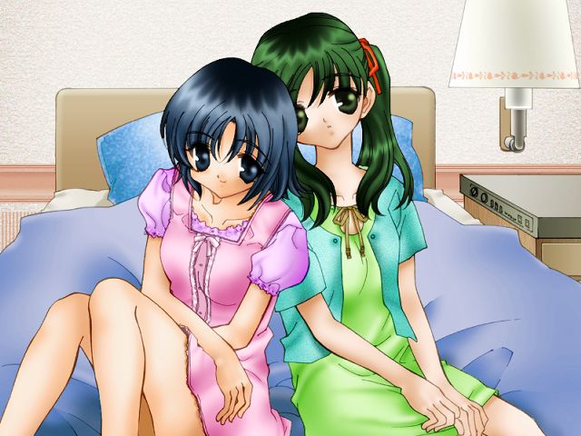 tsukishiro kanna and wakakusa yuka drawn by takamori_yuu