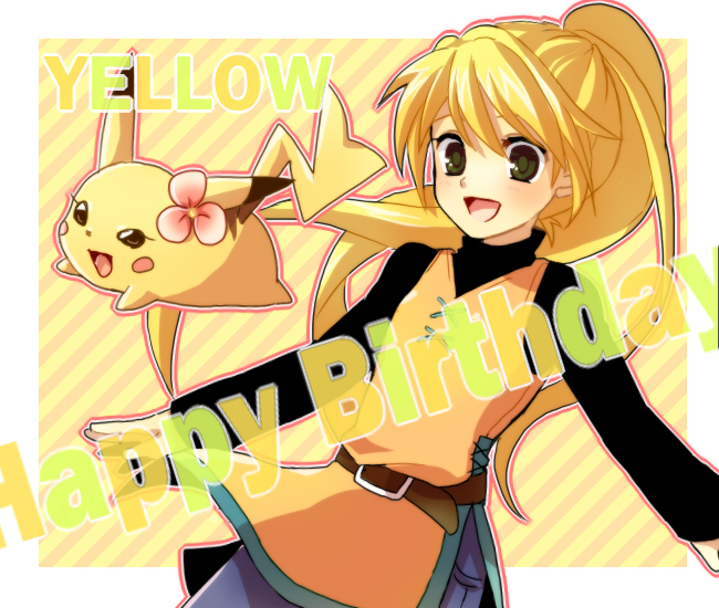 pikachu, yellow, and chuchu (pokemon and 1 more) drawn by mokorei