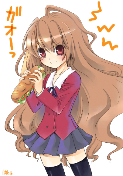 aisaka taiga (toradora!) drawn by mikaki_mikako