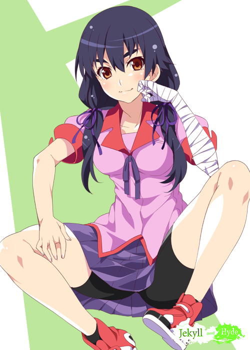 kanbaru suruga (monogatari and 1 more) drawn by mizuki_makoto