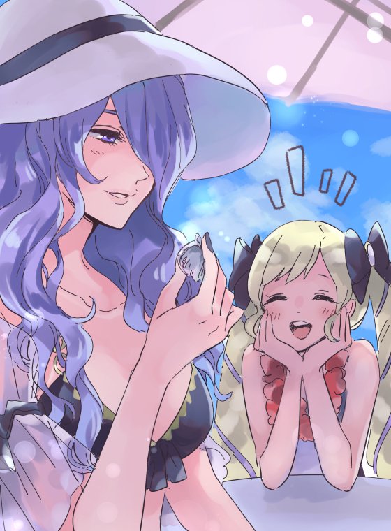 camilla and elise (fire emblem and 2 more) drawn by aruba