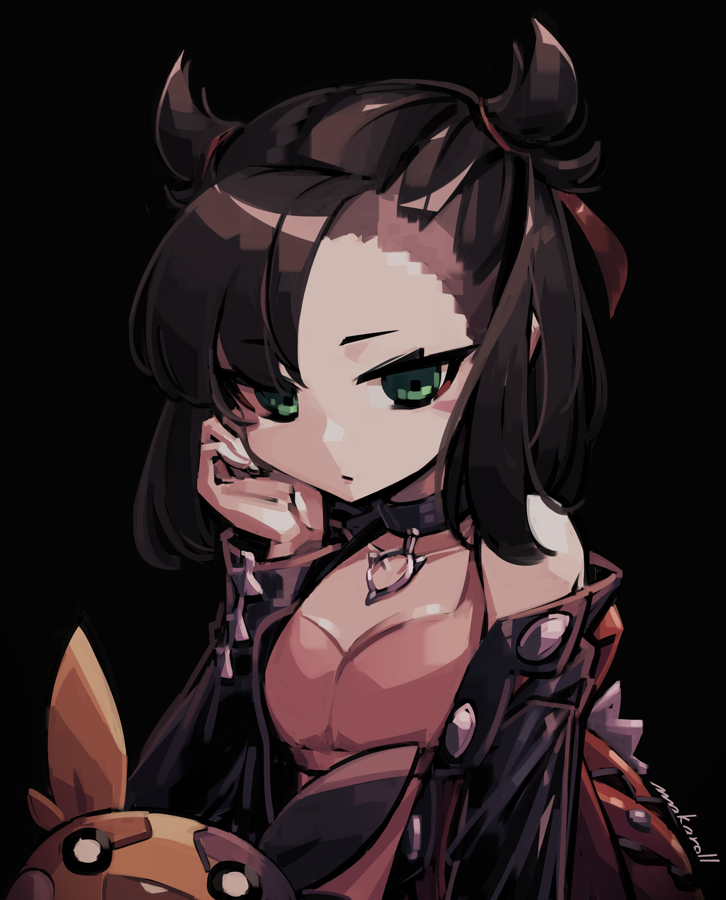 marnie and morpeko (pokemon and 1 more) drawn by makaroll