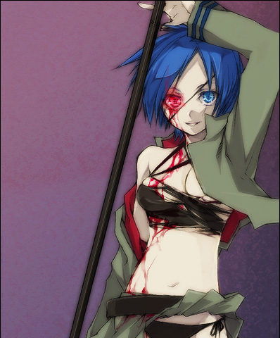 chrome dokuro (katekyo hitman reborn!) drawn by yue_(lov_n_n)