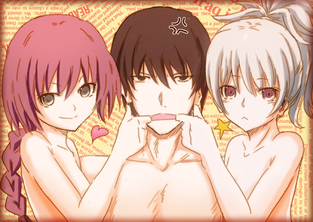 yin, hei, and suou pavlichenko (darker than black) drawn by moai_(moai_world)