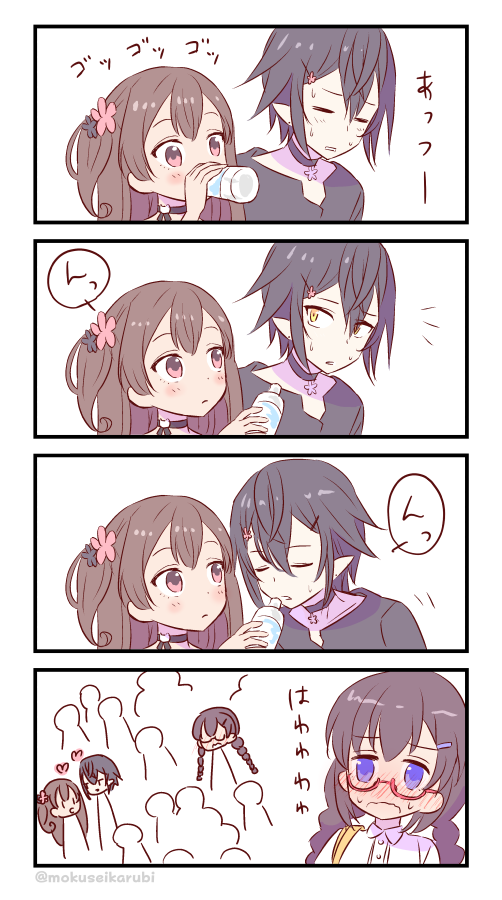 killian phegor, serizawa shion, and mary lane (pop-up story) drawn by yoichi_(mokusei_karubi)