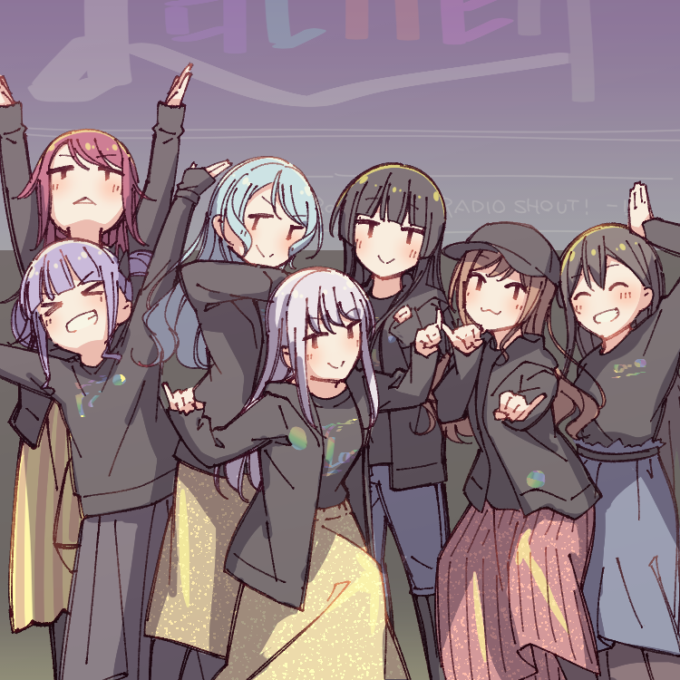 hikawa sayo, imai lisa, minato yukina, shirokane rinko, udagawa tomoe, and 9 more (bang dream!) drawn by ayasaka
