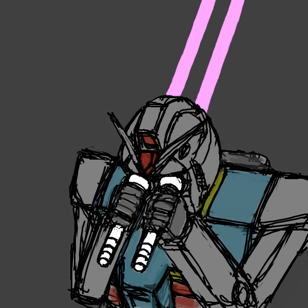 rx-78-2 gundam (gundam and 1 more) drawn by hiki_shimeriro