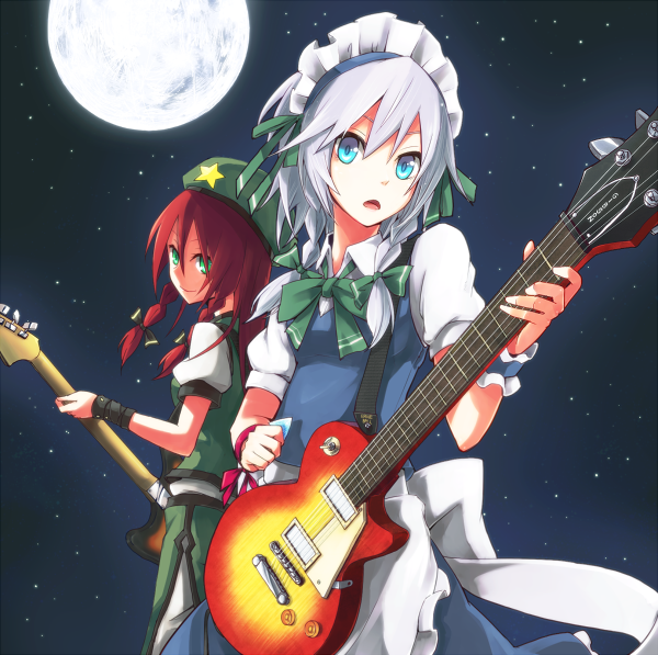 izayoi sakuya and hong meiling (touhou) drawn by shiroshi_(denpa_eshidan)