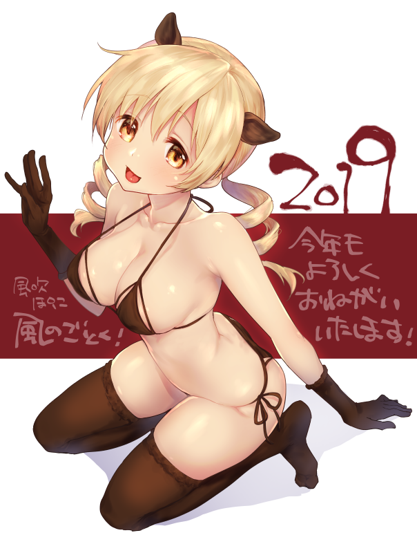 tomoe mami (mahou shoujo madoka magica) drawn by kazabuki_poni